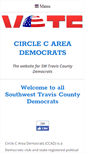 Mobile Screenshot of circlecareademocrats.org